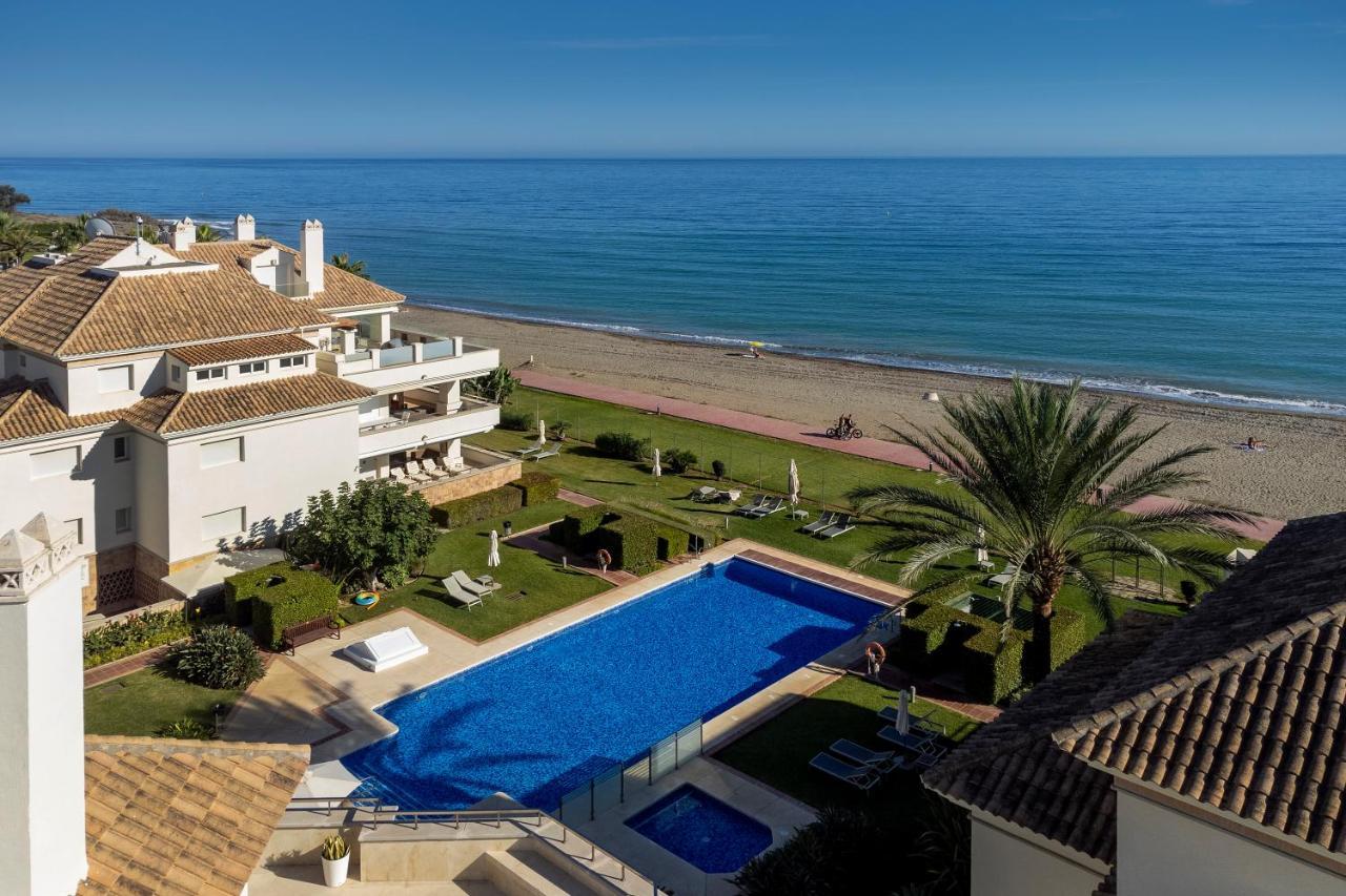 Appt 401-3-Bed-Heaven Beach-Paseo-All Year Heated Pool-Free Bikes Estepona Exterior foto