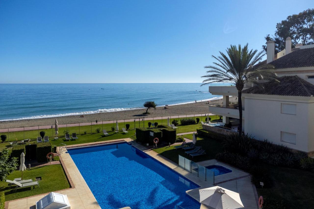 Appt 401-3-Bed-Heaven Beach-Paseo-All Year Heated Pool-Free Bikes Estepona Exterior foto